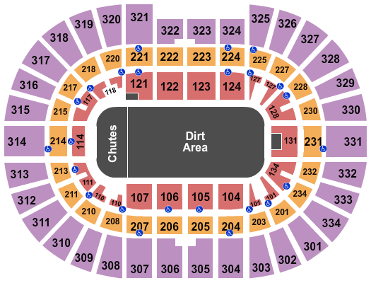 Value City Arena at The Schottenstein Center PBR Seating Chart