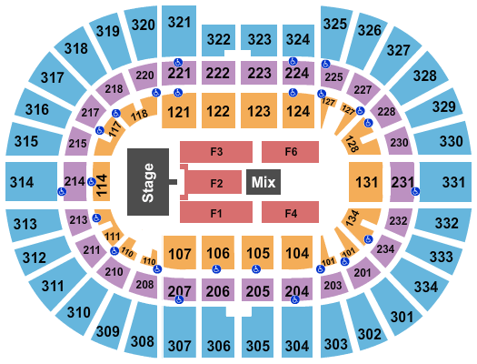 Value City Arena at The Schottenstein Center Sugarland Seating Chart