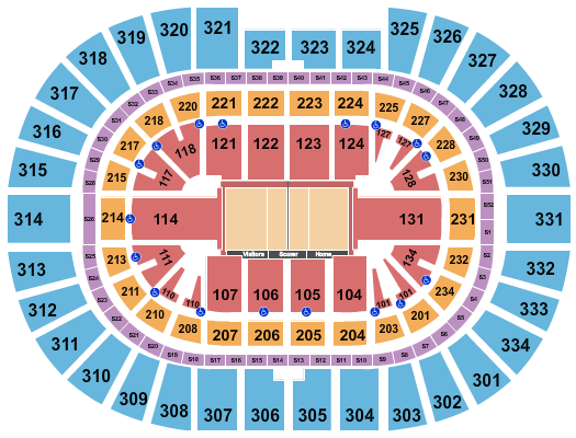 Value City Arena at The Schottenstein Center Volleyball Seating Chart