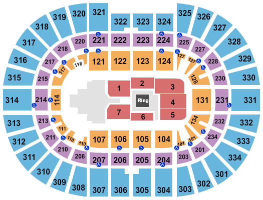 Value City Arena at The Schottenstein Center WWE 2 Seating Chart