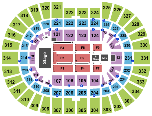 Value City Arena at The Schottenstein Center Weezer & Pixies Seating Chart