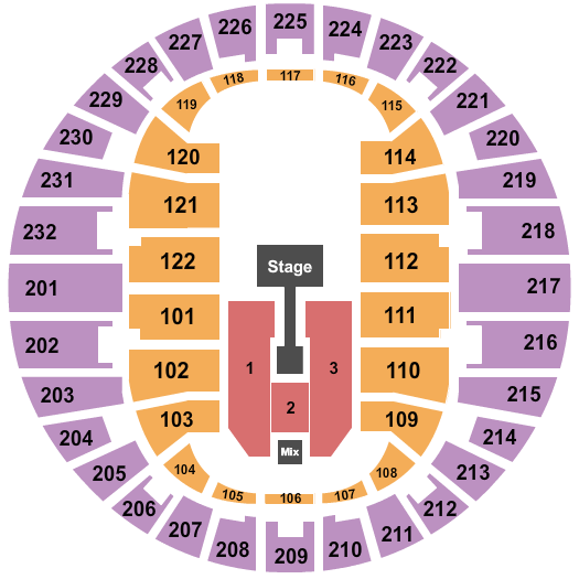 Scope Arena Camron Seating Chart