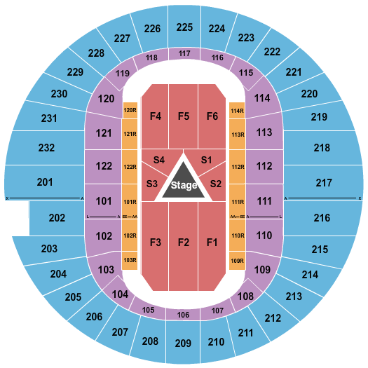 Scope Arena Seating Chart