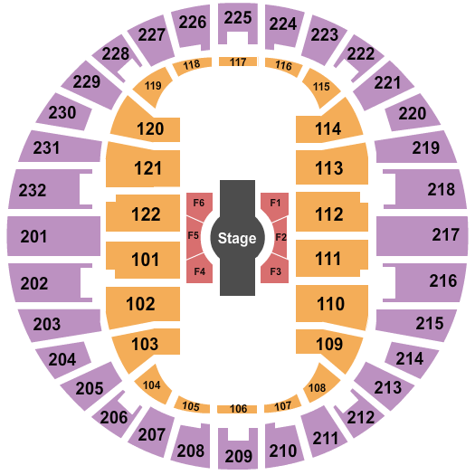 Scope Arena Cirque Corteo Seating Chart