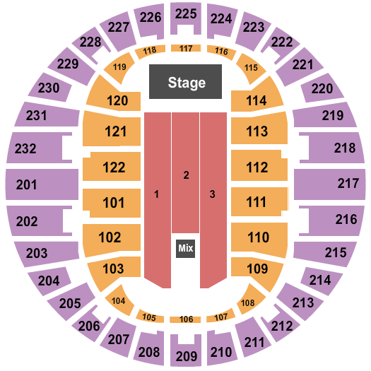 Scope Arena seating chart event tickets center