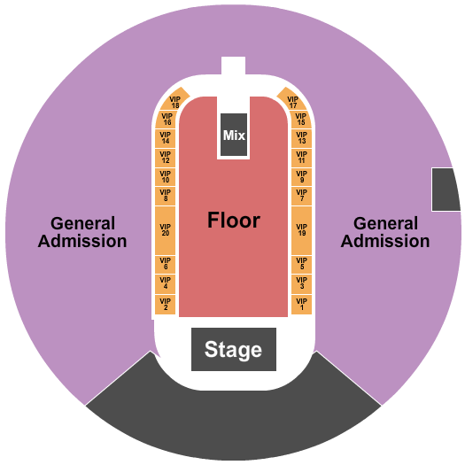 Scope Arena Next Event Seating Chart