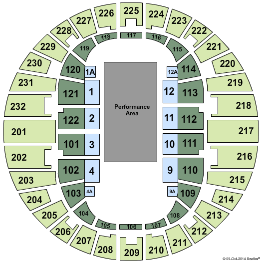 Scope Arena Marvel Universe Seating Chart