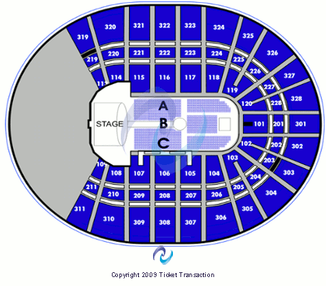 Canadian Tire Centre AC/DC Seating Chart