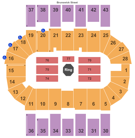 Scotiabank Centre UFC Seating Chart