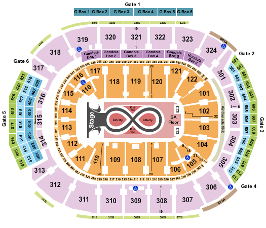 Scotiabank Arena Katy Perry Seating Chart