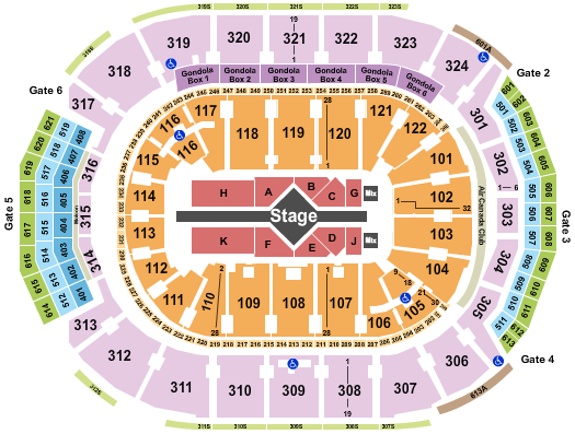 Scotiabank Arena Alicia Keys Seating Chart