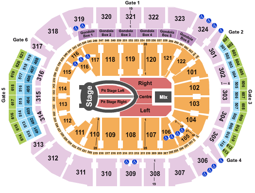 Scotiabank Arena Ariana Grande Seating Chart