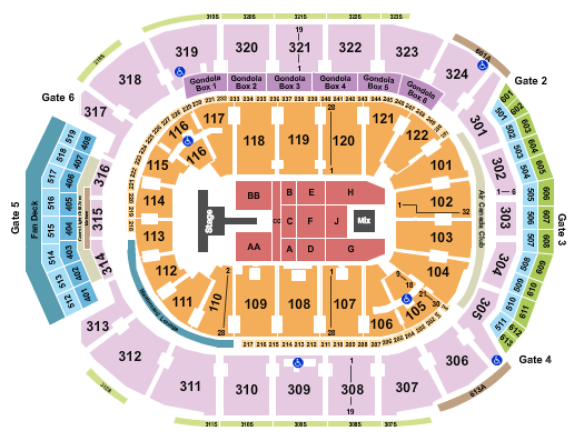Scotiabank Arena Atif Aslam Seating Chart