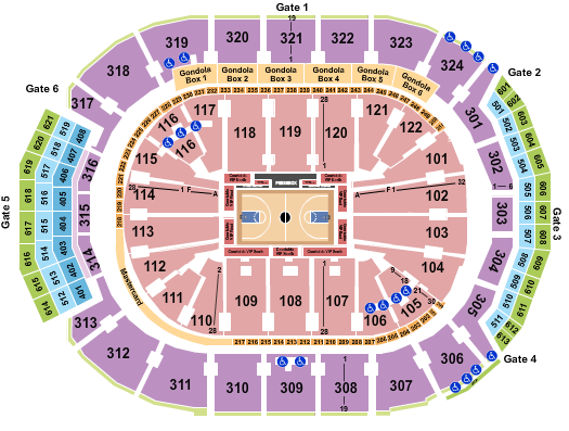 Scotiabank Arena Basketball Seating Chart