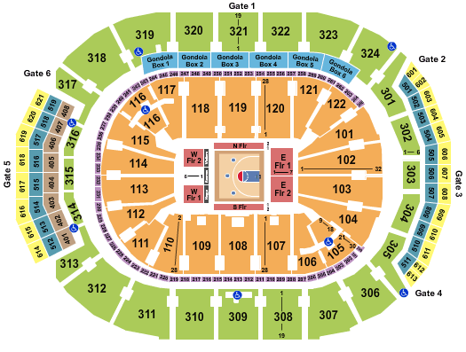 Scotiabank Arena Big 3 Basketball Seating Chart