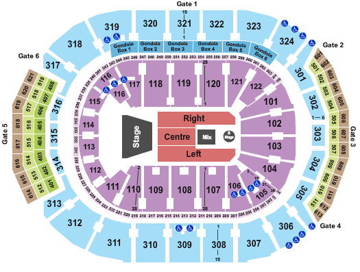 Scotiabank Arena Camila Cabello Seating Chart