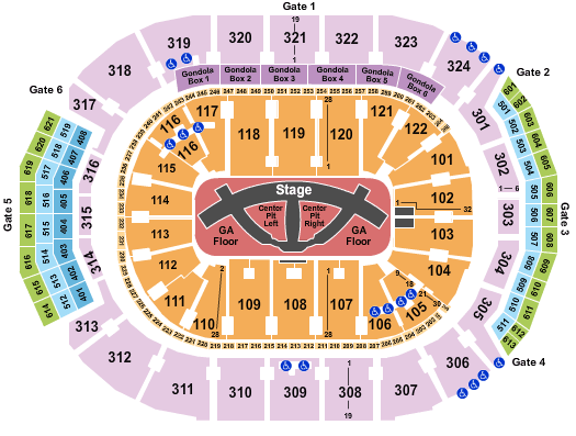 Scotiabank Arena Carrie Underwood Seating Chart