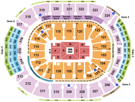 Scotiabank Arena Center Stage 2 Seating Chart