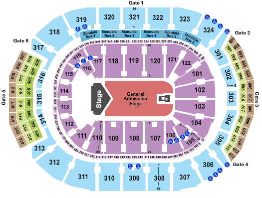 Scotiabank Arena Chance The Rapper Seating Chart