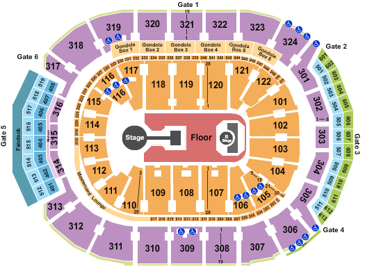 Scotiabank Arena Childish Gambino Seating Chart