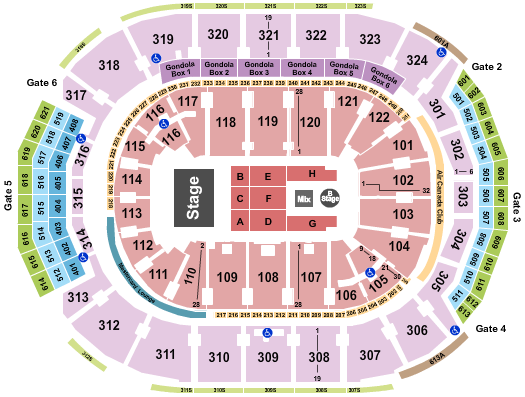Chris Brown Scotiabank Arena Seating Chart
