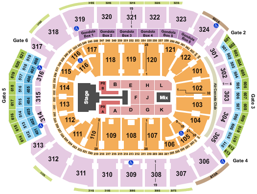 Scotiabank Arena seating chart event tickets center