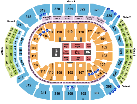 Scotiabank Arena Clinton Seating Chart