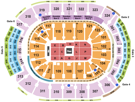 Scotiabank Arena seating chart