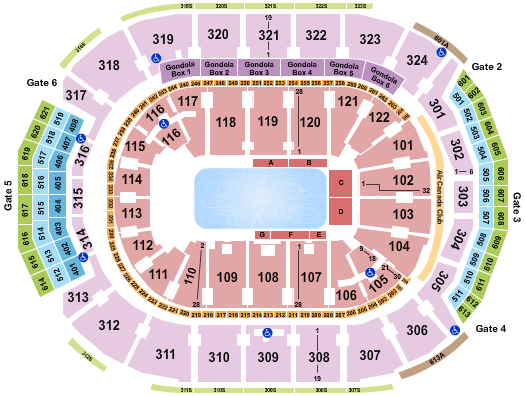 Scotiabank Arena Disney On Ice 2 Seating Chart