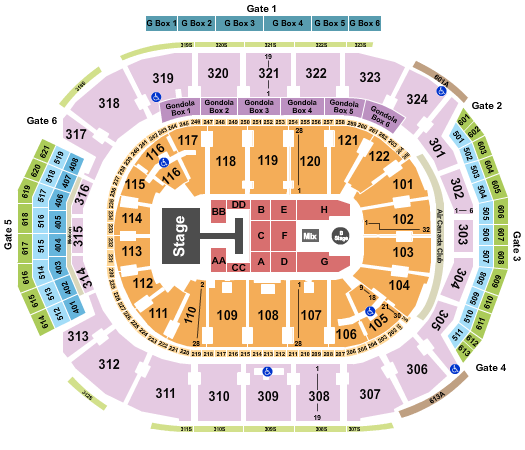 Scotiabank Arena Disney Seating Chart