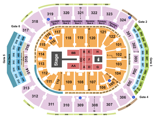 Scotiabank Arena Druski Seating Chart