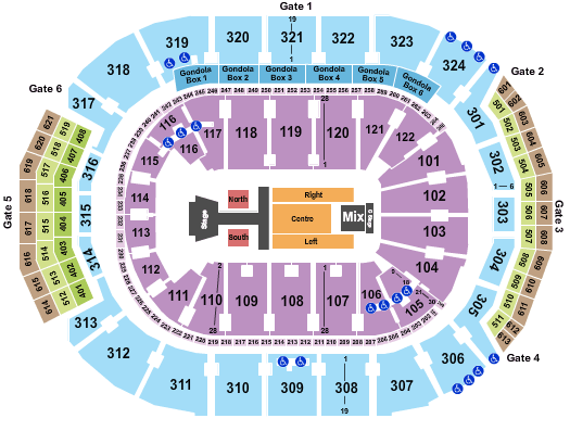 Scotiabank Arena Dude Perfect Seating Chart