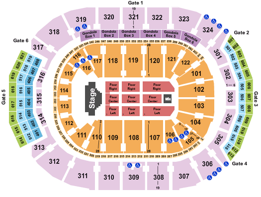 Scotiabank Arena ELO Seating Chart