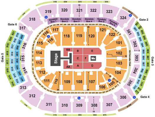 Scotiabank Arena Elevation Worship1 Seating Chart