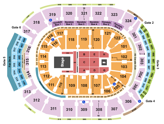 Scotiabank Arena Elevation Worship Seating Chart