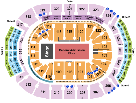 Sum 41 Scotiabank Arena Seating Chart