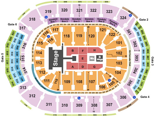 Scotiabank Arena Enrique Iglesias Seating Chart