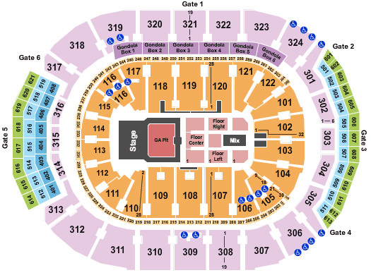 Scotiabank Arena Eric Church Seating Chart