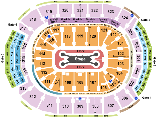 Scotiabank Arena Feid Seating Chart