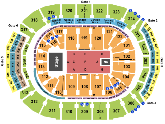 Scotiabank Arena Genesis Seating Chart