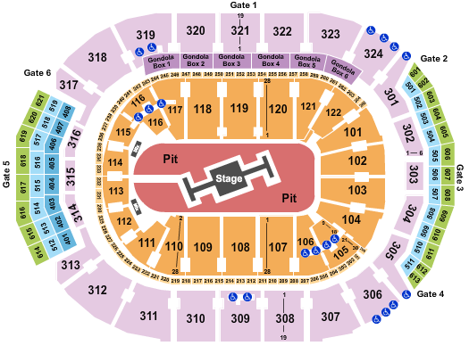 Scotiabank Arena Harry Styles-2 Seating Chart