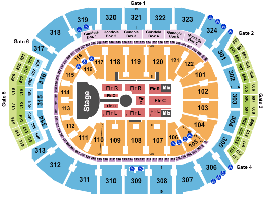 Scotiabank Arena Hugh Jackman Seating Chart