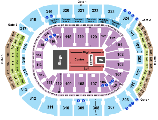Scotiabank Arena J Balvin Seating Chart