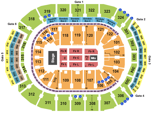 Buffalo Thunder Concert Seating Chart