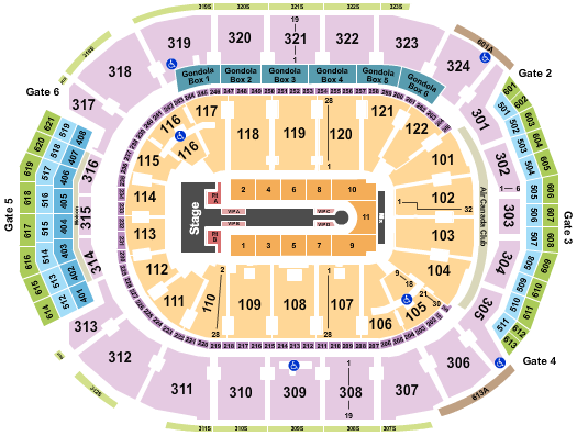 Jennifer Lopez Scotiabank Arena Seating Chart