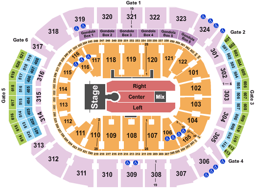 Scotiabank Arena Jennifer Lopez Seating Chart