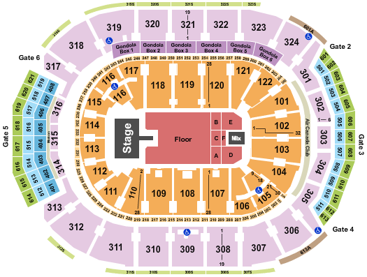 Scotiabank Arena Joji Seating Chart