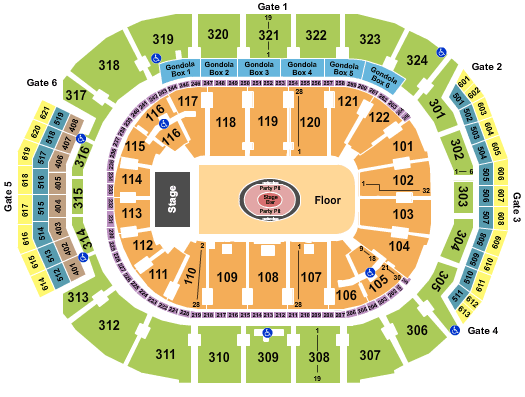Scotiabank Arena Justin Timberlake Seating Chart