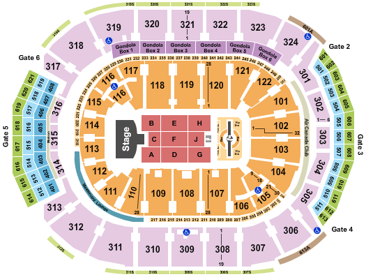 Justin Timberlake Scotiabank Arena Seating Chart