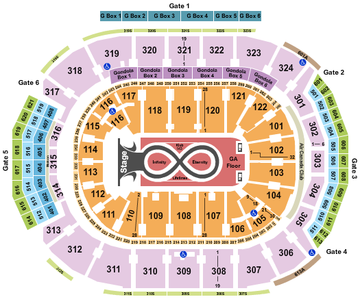 Katy Perry Scotiabank Arena Seating Chart